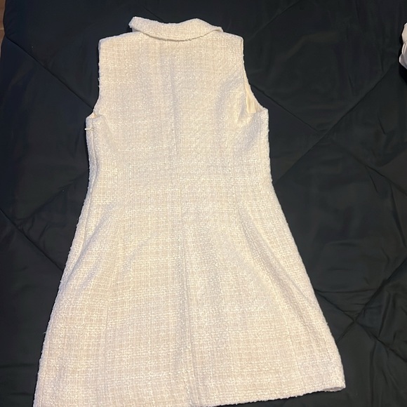 Zara white tweed mini dress - Picture 5 of 12